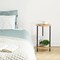 2PCS Round Coffee Table, Modern Accent Marble Coffee Tables for Living Room